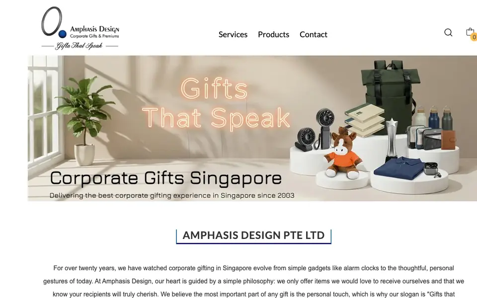Amphasis Design website homepage, 4 Oct 2026