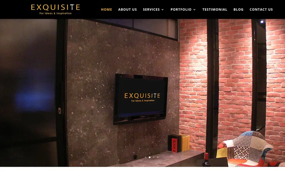 Exquisite Renovation Works website homepage, 4 Oct 2026