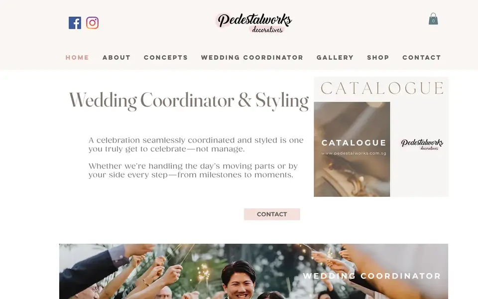 Pedestalworks website homepage, 4 Oct 2026