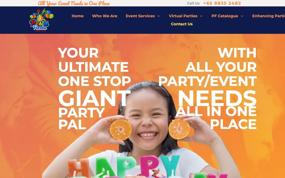 Pesta Fiesta website homepage, 4 Oct 2026