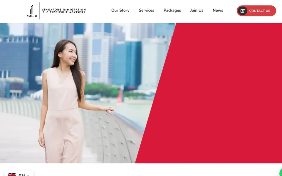 Singapore Immigration And Citizenship Advisers website homepage, 4 Oct 2026